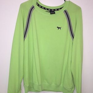 VS PINK Lime Green Sweatshirt